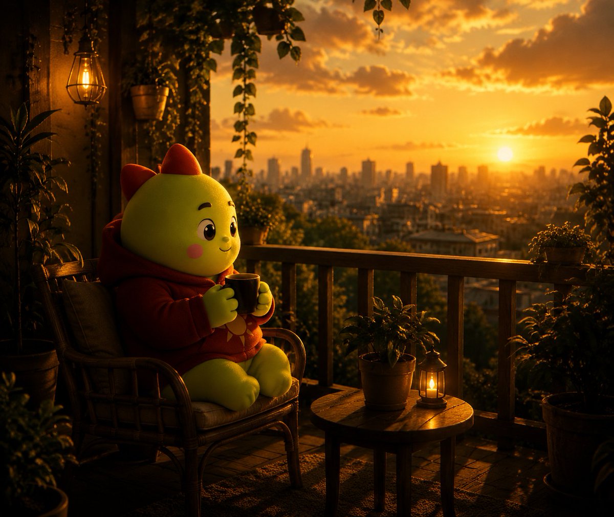 Javedofficial0's tweet photo. GM from the most peaceful creature alive 😄☀️

@sleepagotchi woke up before me
grabbed a coffee

And took the best seat on the balcony 

honestly ca not even be mad

Little buddy Just vibing

Rest well last night
Then let is BUILD today https://t.co/JUCLhAKHUR