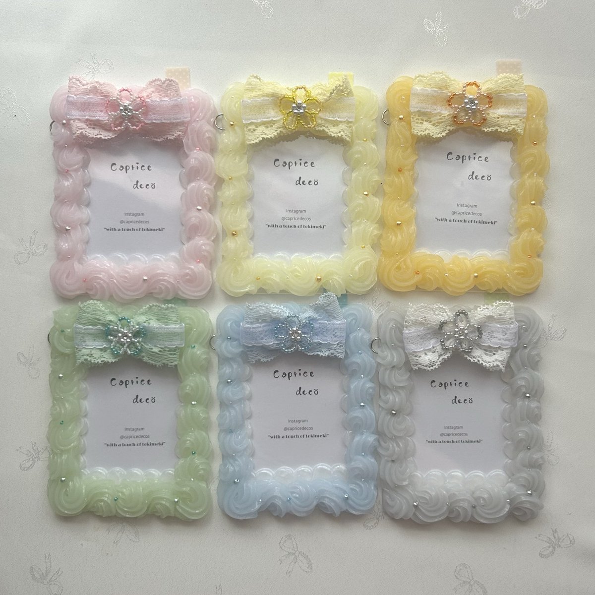 capricenaildeco's tweet photo. igにて販売会開催中です*

新作さんたちとってもかわいい

#ホイップデコ #トレカケースデコ #推し活グッズ https://t.co/5vg7gHPn3u