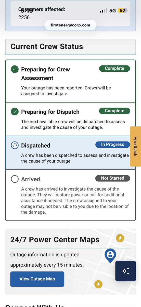 dylanf2728's tweet photo. 10 hours and still haven’t sent anyone out across the state! JCPL literally the worst https://t.co/ag0ySgWqd3