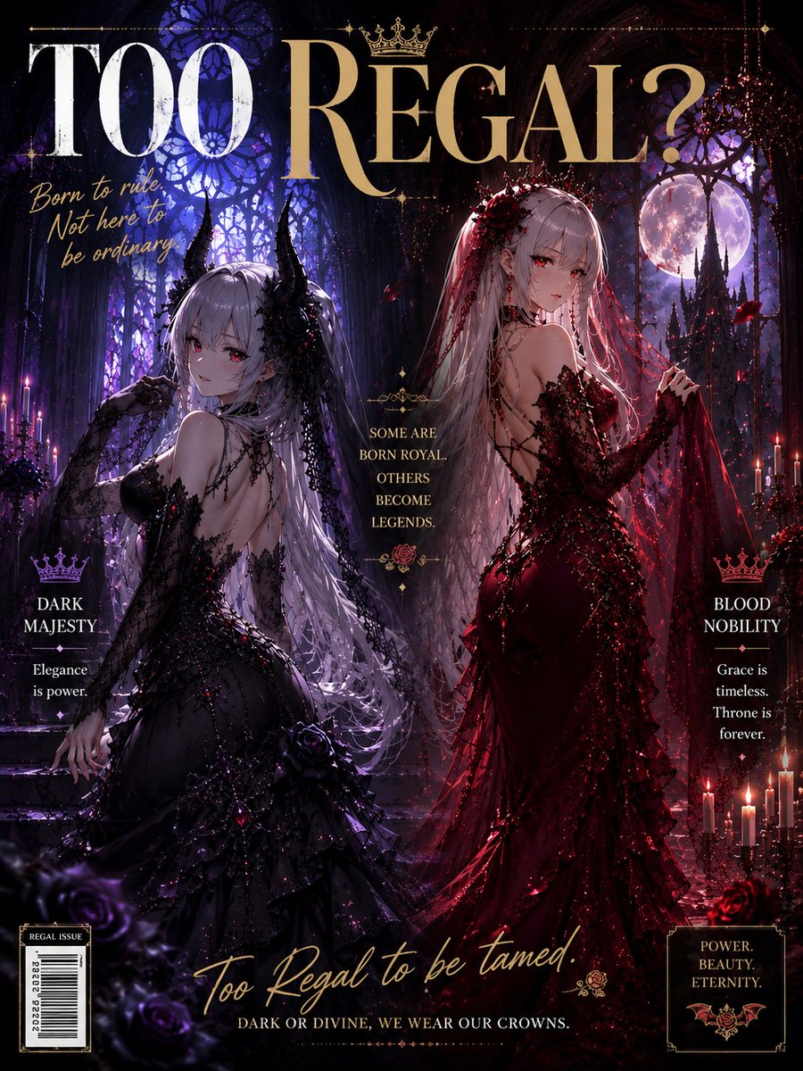 leon69mattari's tweet photo. 👑 TOO REGAL?

Power. Grace. Elegance.

#AIイラスト #オリジナル #悪魔娘 #吸血姫 #ゴシック #FantasyArt https://t.co/GTL4N38nVq