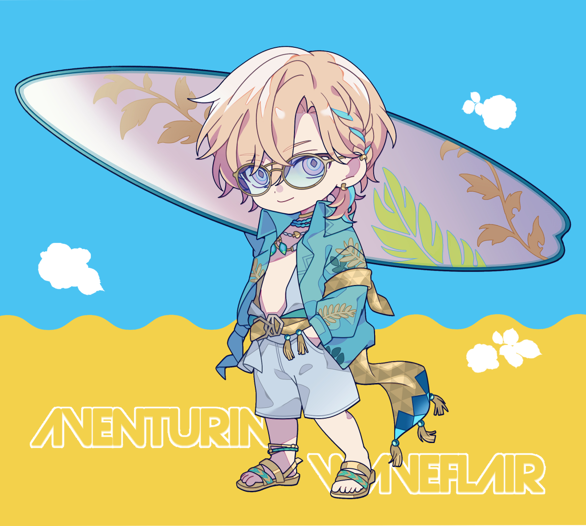 sweet_love4s's tweet photo. 水着アベンチュリン🌊
#Aventurine https://t.co/HFA7vohQpy