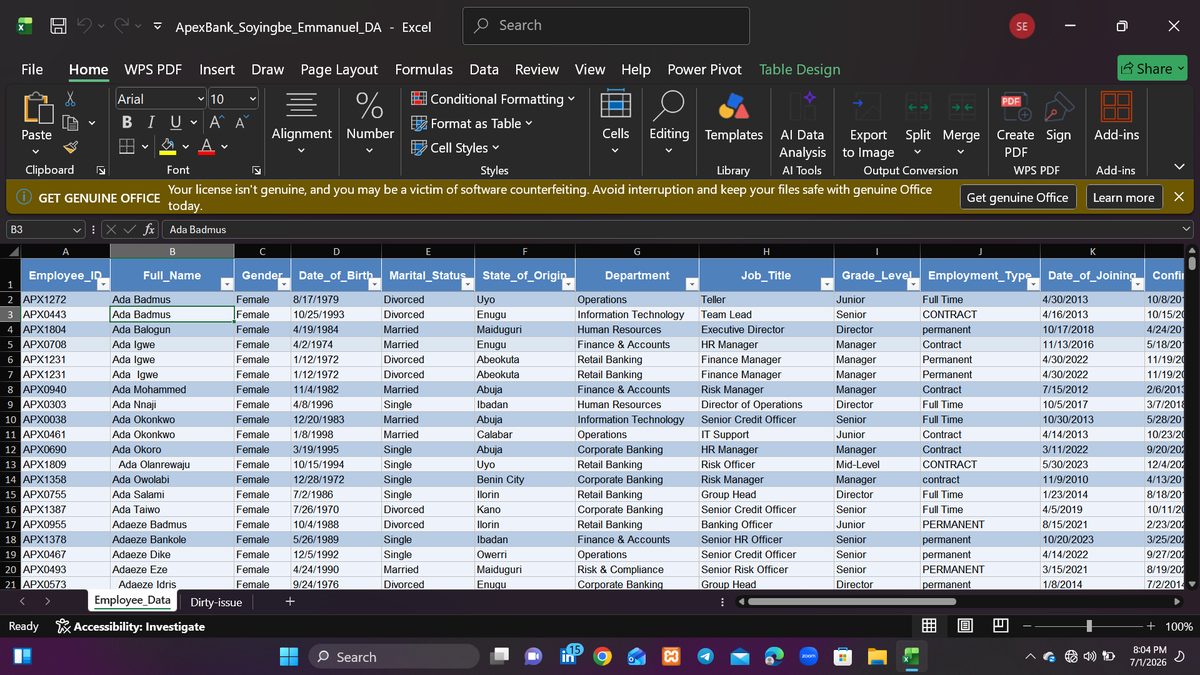 DrGold306's tweet photo. Day 6 challenge with TechCrush 
Dear Self,

I know the road hasn't been easy. Between diving into data analytics with TechCrush, relocating to a new city, and trying to find your footing, the balancing act of juggling a work schedule with continuous learning was exhausting. https://t.co/4UX85GbYtt
