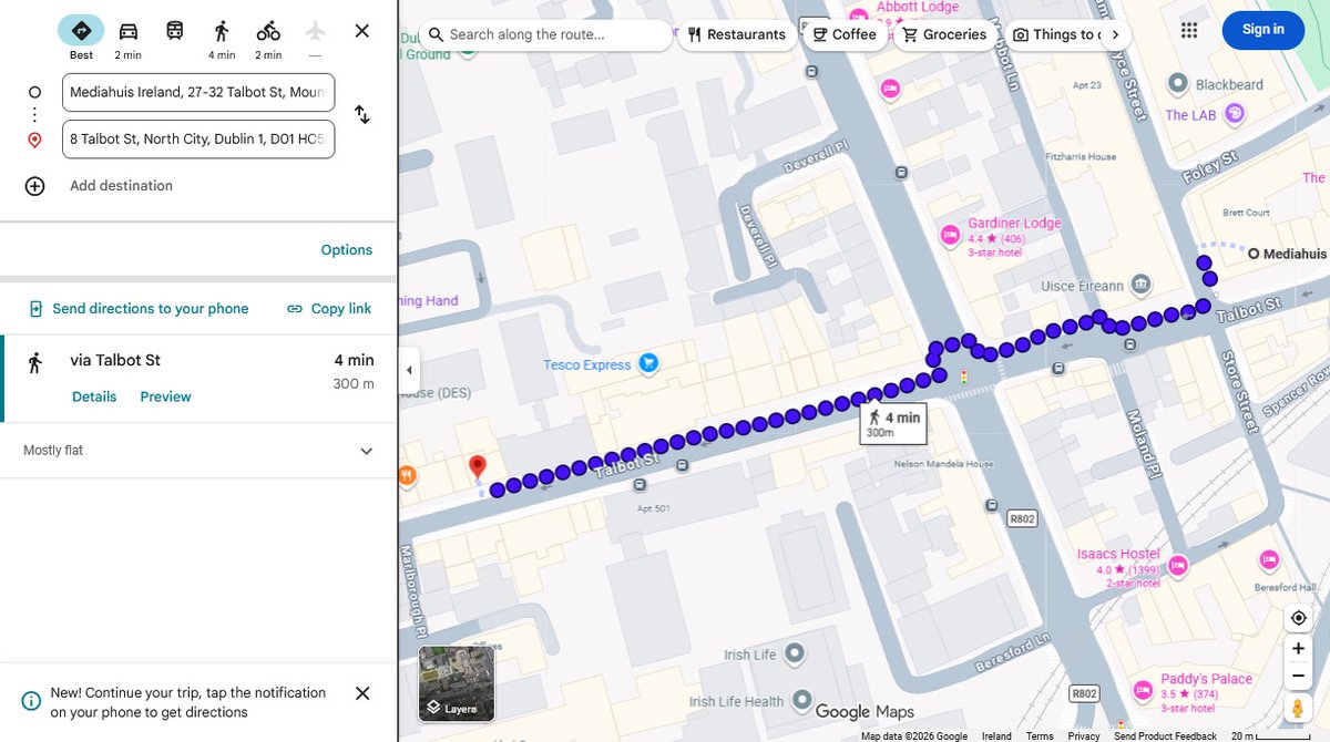 nwl88444048's tweet photo. Wouldn't it be amazing if a reporter from Mediahuis (Indo, Sindo, Sunday World, Herald) were to get up from their desk at the Mediahuis offices on Talbot Street in Dublin city centre, walk down stairs, walk a max of 300 metres to the Sunni Muslim mosque at 8-9 Talbot Street and ask the following questions about Riad Bouchaker and his 10 min visit to the mosque at 12.17-12.27 on 23 Nov 2023.

Had Bouchaker been to the mosque before, and how often? What was his disposition that day? Why did the mosque agree to take his possessions, clothes, passports and to dispose of his clothes? Over the course of his 10-min visit, what did he say and to whom? Did he pray at the mosque that day, especially given the second Muslim prayer on that day, Dhuhr was being held at 12.15-12.30? Who did he interact with at the mosque? Did people at the mosque know Bouchaker? Were any staff or visitors at the mosque on that day in Nov 2023 asked to give evidence at the trial?

One of the most notorious crimes in recent Irish history is being swept under the rug, presumably in the name of community relations and social cohesion.
