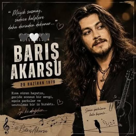 TOPRAK_2_'s tweet photo. BARIŞ  AKARSU 
        (4 Temmuz 2019)
Mesele; gencecik bir yüreğe,
Yunus Emre yüreği sığdırabilmekte! 
İzmir Tepecik Devlet Hastanesinde bulunan 
22 lösemili çocuğu himayesi altına alıp, 
onlarla oyunlar oynayıp, filmler izlemiş, sevgisini göstermişti. 
Bodrum Kalesinde ki son konseri de yine 
onlar içindi... 
Daha  önce  popüler  olmadan  çalıştığı bir  barda, üniversite sınavlarını  kazanan ama  okuyamayan, çalışmak zorunda kalan garsonun  ona dert yanmasına tepkisiz gibi durup, 
sonra o garsonun memleketine gidip bütün  eğitim masrafını ödeyip, haber vermeden  dönen kocaman bir yürek.!
😔
Bugün 4 Temmuz 2019 Aramızdan Ayrıldın ama Kalplerimizde Yaşıyorsun...❤
Özlem ve Sevgiyle EVLAT Nur İçinde Yat.!
Yıldızlar Işığın, Melekler Yoldaşın Olsun! 
Kalbinizden;
Sevgiyi hiç eksik etmeyin.
Çünkü sevgi herşeyin anahtarıdır
Ve paylaştıkça çoğalır..
#BarışAkarsu #OHep28Yaşında