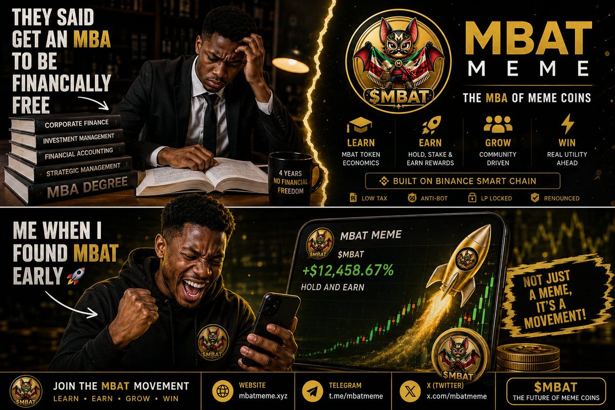 Bolity7418's tweet photo. The meme game is evolving… 👀🔥

Not just vibes — real movement.
Not just hype — real community.

$MBAT is building something different 🦇💰
From the branding to the energy, you can tell…
This isn’t just another meme coin.
We’re early.
#MBAT #Memecoin #Web3 @mexicanba1man https://t.co/egV3rXneJ6