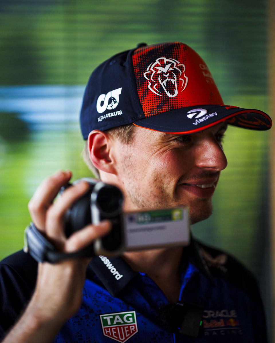 VerstappenCOM's tweet photo. Got you on tape 📹😉 https://t.co/znB7TGef89