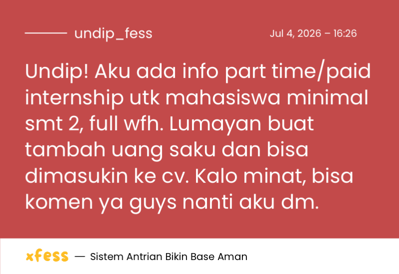 UNDIP MENFESS tweet media