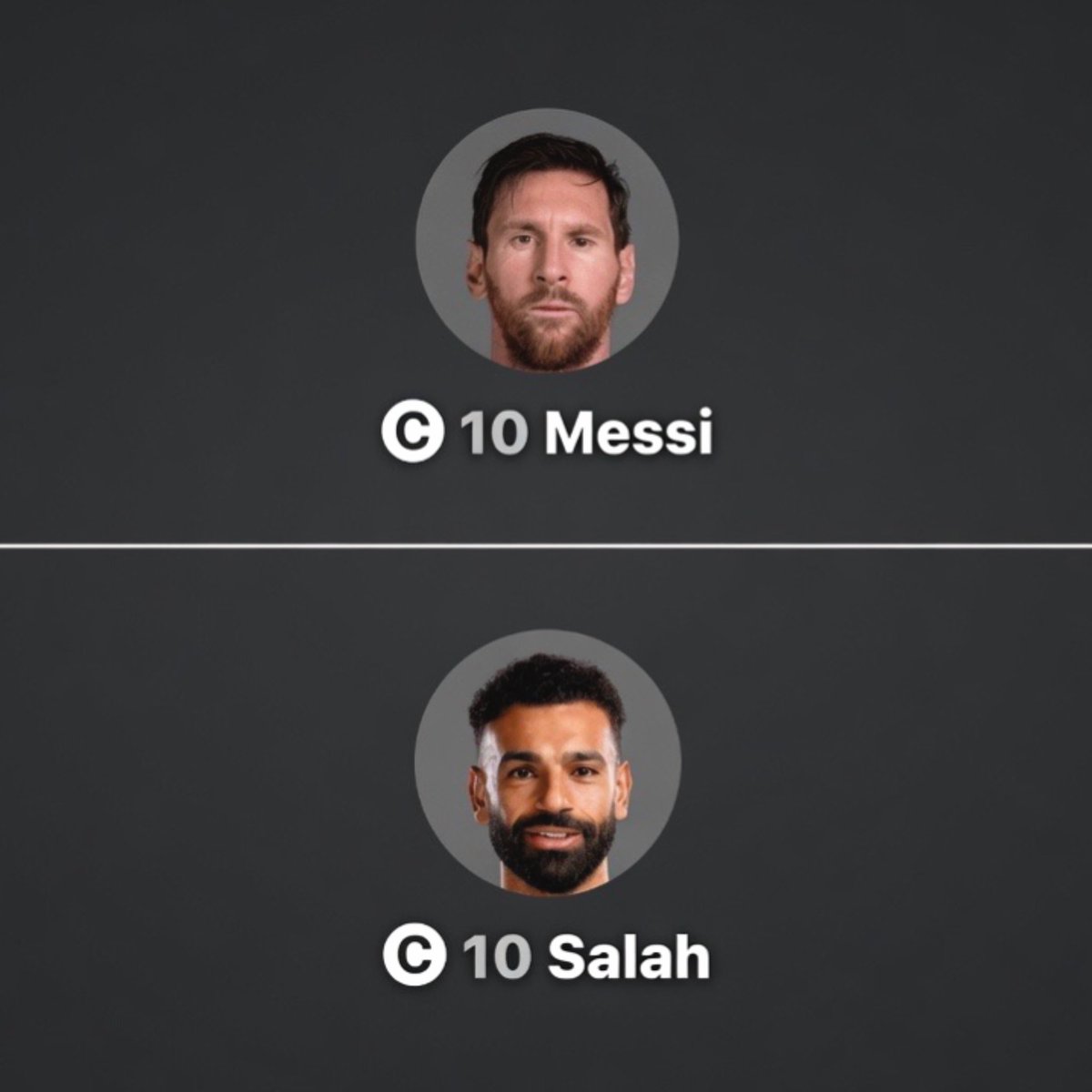 LFC_Tandy's tweet photo. MESSI VS SALAH 🥶

These TWO has the most left-footed goals in Football HISTORY btw. https://t.co/7Ot5hPkCPd