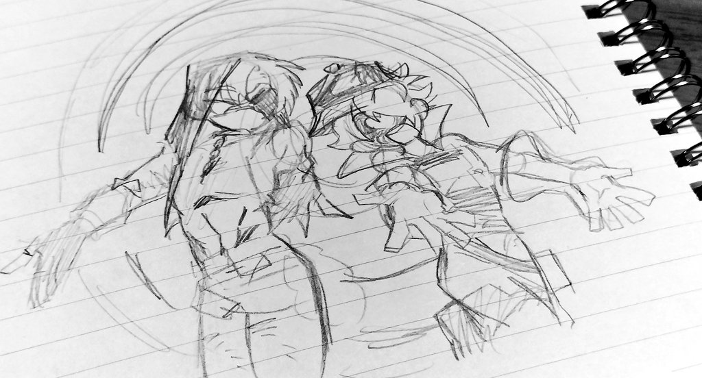 1_Daaand's tweet photo. パロ絵のらふ 完成する気はしない https://t.co/8jtn8XfFxo