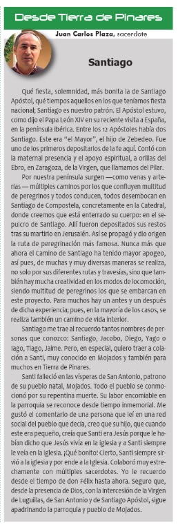 jucaplpe's tweet photo. PARROQUIA DE ISCAR: SANTIAGO - Revista Iglesia en Valladolid https://t.co/JprlcG0pto https://t.co/9irJTf8wzw