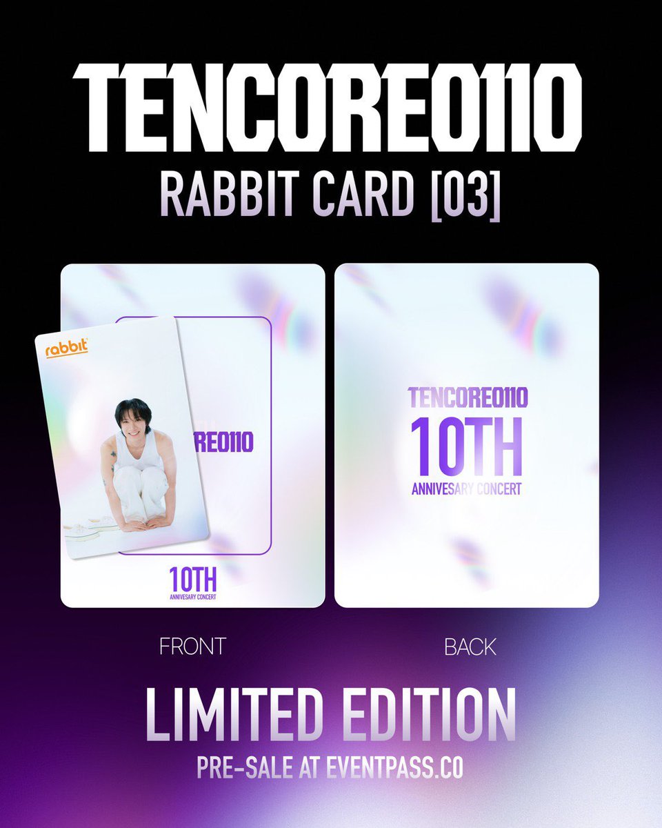 Jaeten127's tweet photo. (RT)เนื่องในเดือนเกิดเค้าเองแjก TENCORE0110 RABBIT CARD ลาย03 1ใบ
สุ่มวันที่10/07
❌ห้ามนำไปขายต่อเด็ดขาด❌
นัดรับหน้าคอนน้องเตนล์หรือส่งไปรต้องรอเค้าว่างไปส่งของห้ามเร่งน้า
(เล่นได้ทุกคนขอแค่ไม่หยิกน้องเตนล์ค้าบ)
#TENCORE0110iscalling 
#TENCORE0110Concert
#TENCORE0110RabbitCard https://t.co/xXexrnwKnj