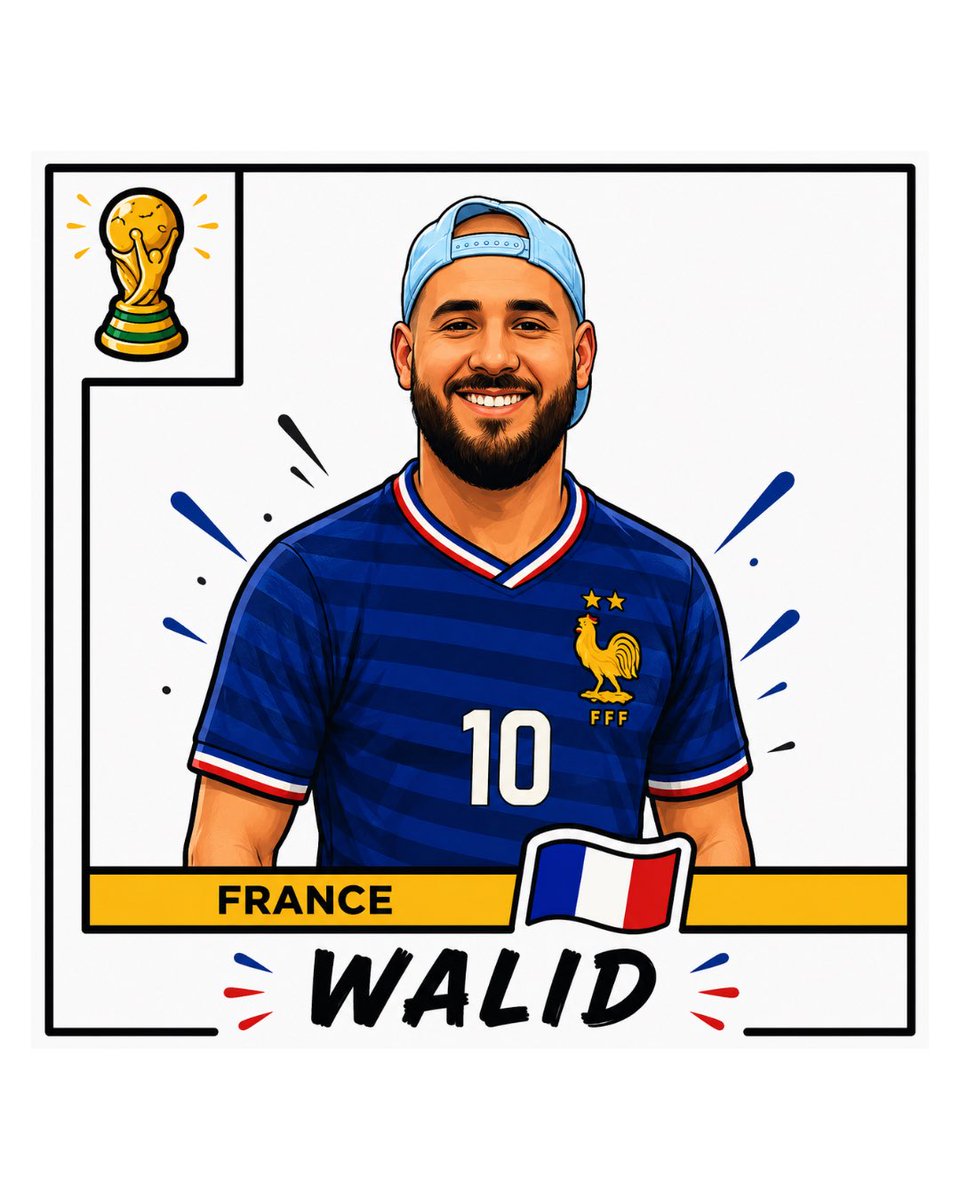 recommandeo's tweet photo. 🎙️⚽ Walid Acherchour version
Voici ma version cartoon de Walid Acherchour. 🎨💙 @walidacherchour 

Alors, vous en pensez quoi ? 👀
Qui aimeriez-vous voir en version RecoToons ensuite ?
#france #equipedefrance #rmc https://t.co/aqpmbT0Abr