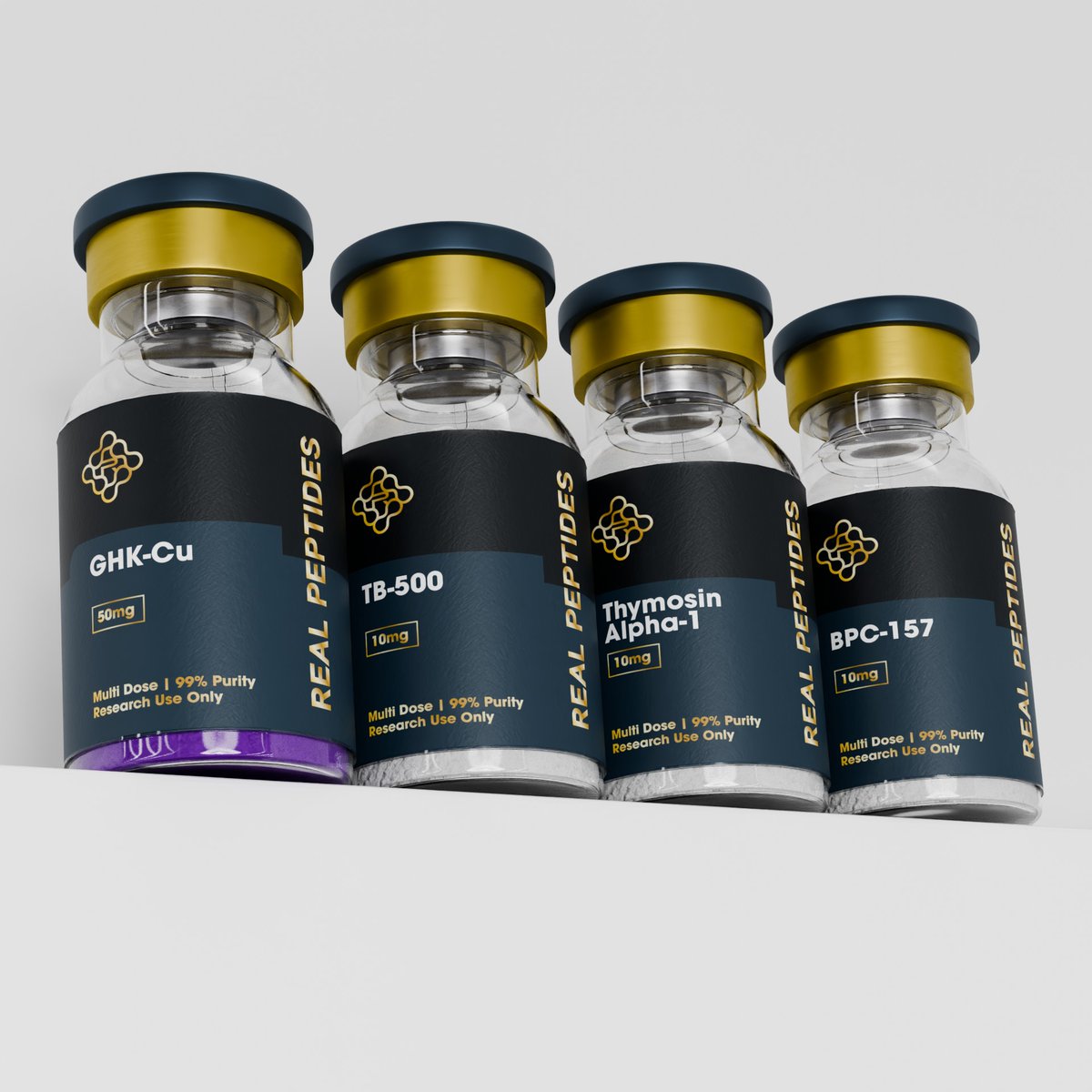 peptide_logs's tweet photo. Four compounds, one recovery protocol. 
BPC-157, TB-500, Thymosin Alpha-1 and GHK-Cu – tissue repair, immune modulation and collagen synthesis working together. 
Real Peptides Regenerative Research Bundle. 
Link below 👇 🧬
https://t.co/6GN1c5wARc https://t.co/JS41UAocod