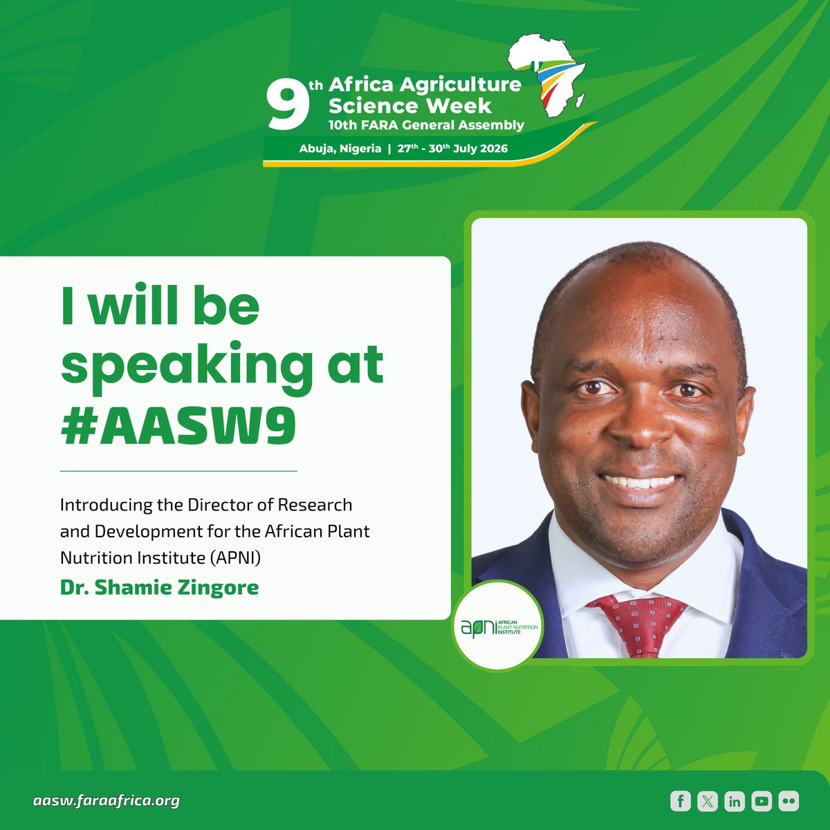 FARAinfo's tweet photo. Climate change won't wait.

Neither should we.

Join the conversations driving resilient agrifood systems in Africa.

Register NOW to be a part of #AASW9 🔗 https://t.co/7qQrdwdw8A

#AgriScienceWeek #AgrifoodSystems #AgricultureInnovation #FARA https://t.co/gLt0256jWB