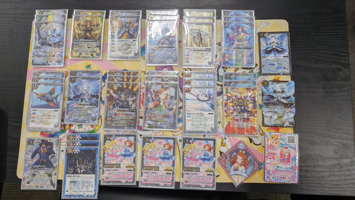 long_broso's tweet photo. 2026/7/4、
トレカワールド小倉駅前店にて開催されました #バトスピ
 【エターナル】バトスピチャンピオンシップ26-27　店舗予選、
優勝はメウさんの
「光契約」でした。
「劇場版アイカツスターズ！絶賛上映中！」とのコメントをいただきました。

おめでとうございます！ https://t.co/1oeihbKXS7