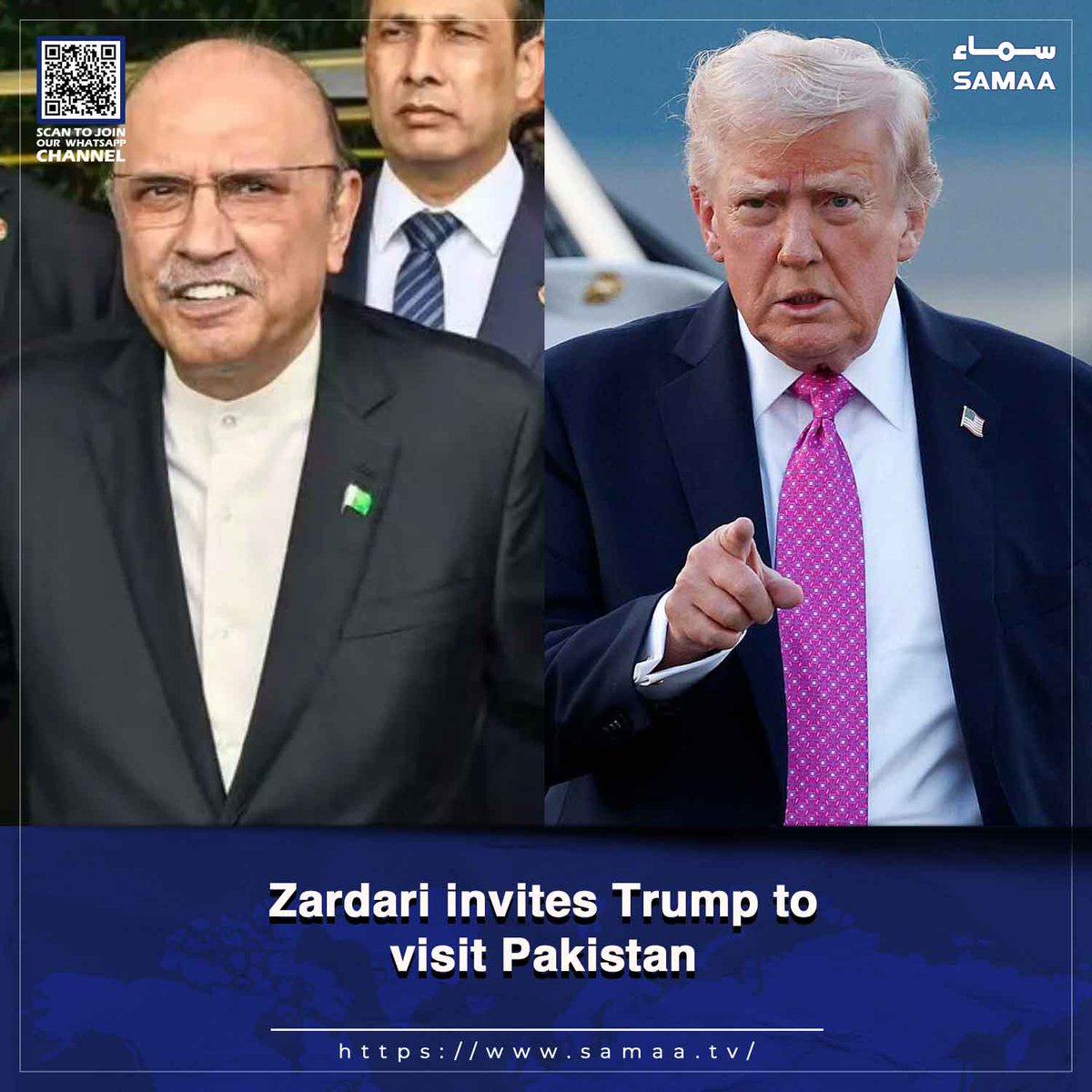 SAMAATV's tweet photo. In Independence Day message, Zardari congratulated US leadership, people
Read more: https://t.co/3UvoARdeAd
#SamaaTV #Zardari #Trump #Pakistanvisit #IndependenceDay #4thofJuly #July4 https://t.co/SvnL4G4V4N