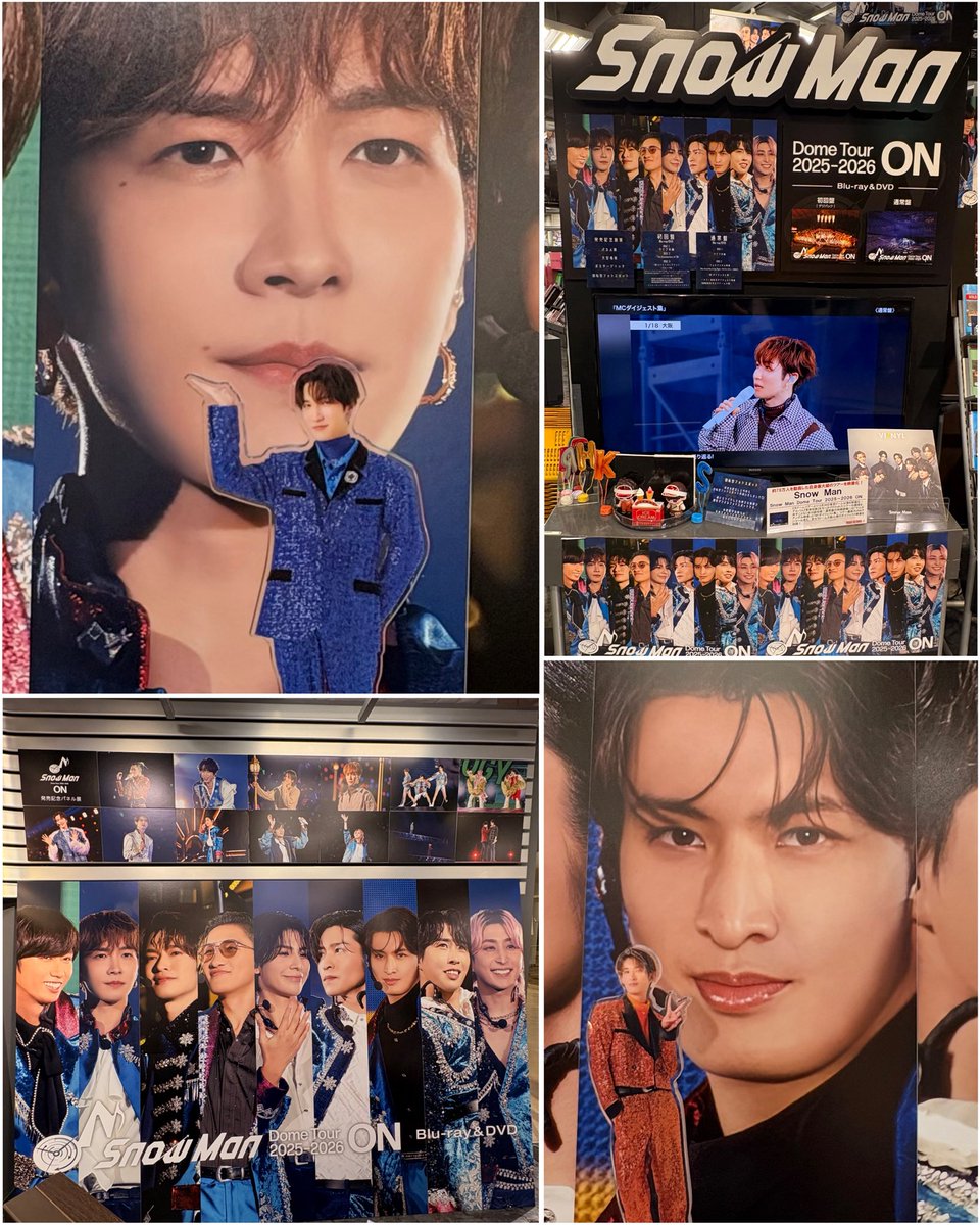 1105anW_shota's tweet photo. パネル展巡り⛄️渋谷ではないけど😆
アイスクリームのフォトスポットは熱い(ノ˶>ᗜ<˵)ノ♡
前のめめ担さんが撮影してたのを見てたら一緒に撮りたいと思ってお声かけしたら気持ち良くOK頂きました🖤
こーじ誕生日もさりげなく置いてあって最高🧡✨️
しょぴのセクシーほくろどうですか🤭
#SnowManON https://t.co/3T8i69ABcV