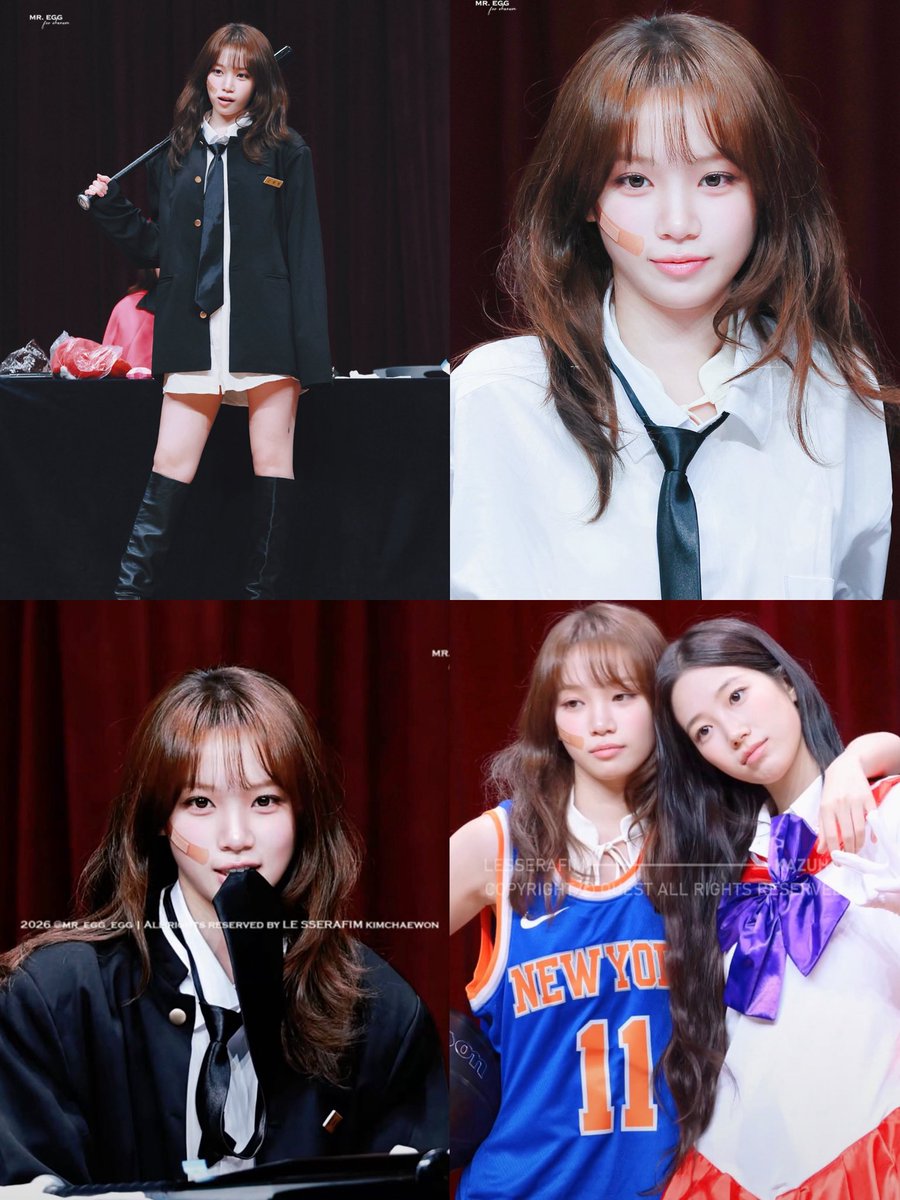 kzhaabs's tweet photo. chaewon 10000% evolved ever since that fearnot told her she’s famous with lesbians https://t.co/5NXsgFm22A