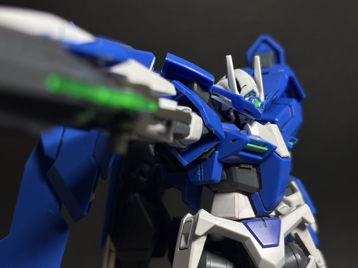 kuinaGanpura's tweet photo. 本日のOOティラトーレ

 #ガンプラ改造
 #オリジナルガンプラ https://t.co/8hExI1pX9L