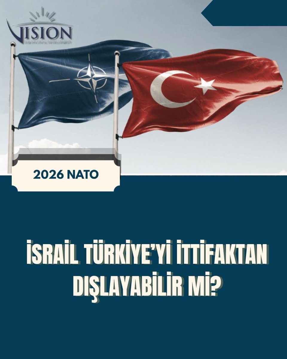 VizyonMerkez's tweet photo. 📌Ankara'da düzenlenecek NATO Zirvesi, İsrail'in Türkiye'yi uluslararası düzeyde yalnızlaştırma girişimlerinin önemli sınırlarını ortaya koymaktadır. Türkiye, NATO'nun yeniden şekillenen güvenlik mimarisinin vazgeçilmez aktörlerinden biri olmaya devam ederken, bu durum iki ülke arasındaki rekabeti sona erdirmemekte; aksine mücadeleyi uluslararası söylemden sahaya, özellikle Suriye'ye taşımaktadır. Sonuç olarak zirve, hem Türkiye'nin NATO içindeki stratejik konumunun kalıcılığını hem de İsrail'in Türkiye'yi uluslararası düzeyde sınırlandırma kapasitesinin sınırlı olduğunu teyit etmektedir.

Raporun tamamını okumak için: https://t.co/dqBSj2lkZb