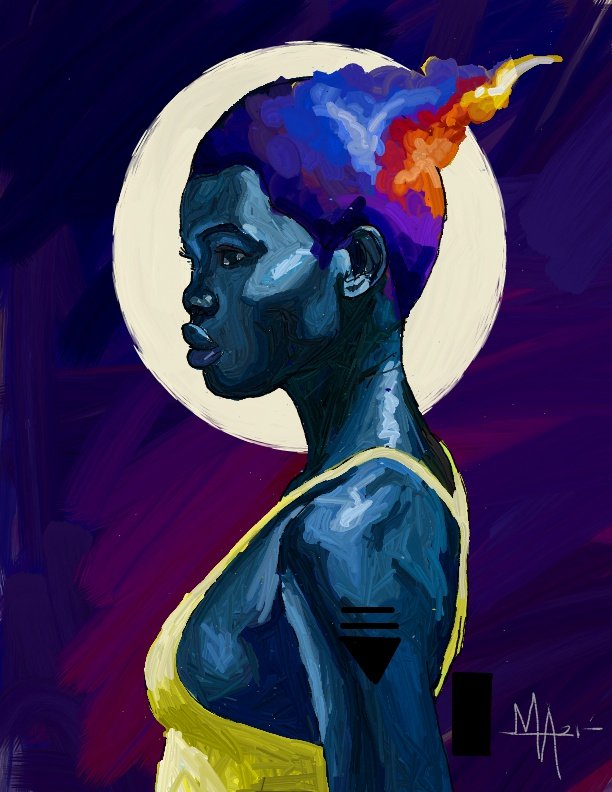The6lackGriot's tweet photo. Morning twitter X
Another day to post my art to see meet new people who love art.
Look into the future.
Digital painting.

#artwork #digitalarwork #painting https://t.co/v6kdnHFgB0