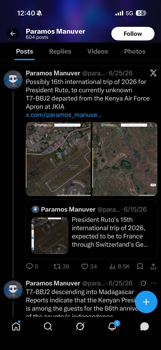 eyanm's tweet photo. Prevention of Terrorism Act POTA is being used against innocent persons. Moses Munuve @paramos_manuver was arrested by @DCI_Kenya &amp; ATPU for posting flight ✈️ path data from @flightradar24 pertaining to President Ruto’s trips in Europe. He’ll be arraigned in Kahawa Law Courts 6/7 https://t.co/4SPkAn3jDf