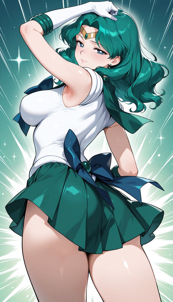 振り向きネプチューン💚 #海王星のネプチューン #セーラームーン