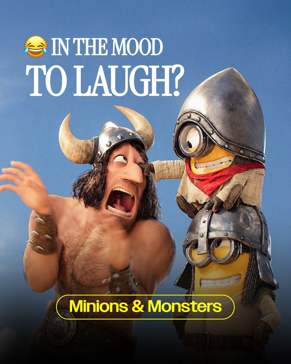 bookmyshow's tweet photo. From belly laughs to edge-of-your-seat drama and everything in between, find the movie that matches your vibe and make your weekend count.
https://t.co/0EkbkS8cT9
#Minions #Nagabandham #Rao #Gatta #Graamaayana #Nevermind #Aroopi #MoviePlans #BookMyShow
(1/3) https://t.co/C2IXr5fpmz