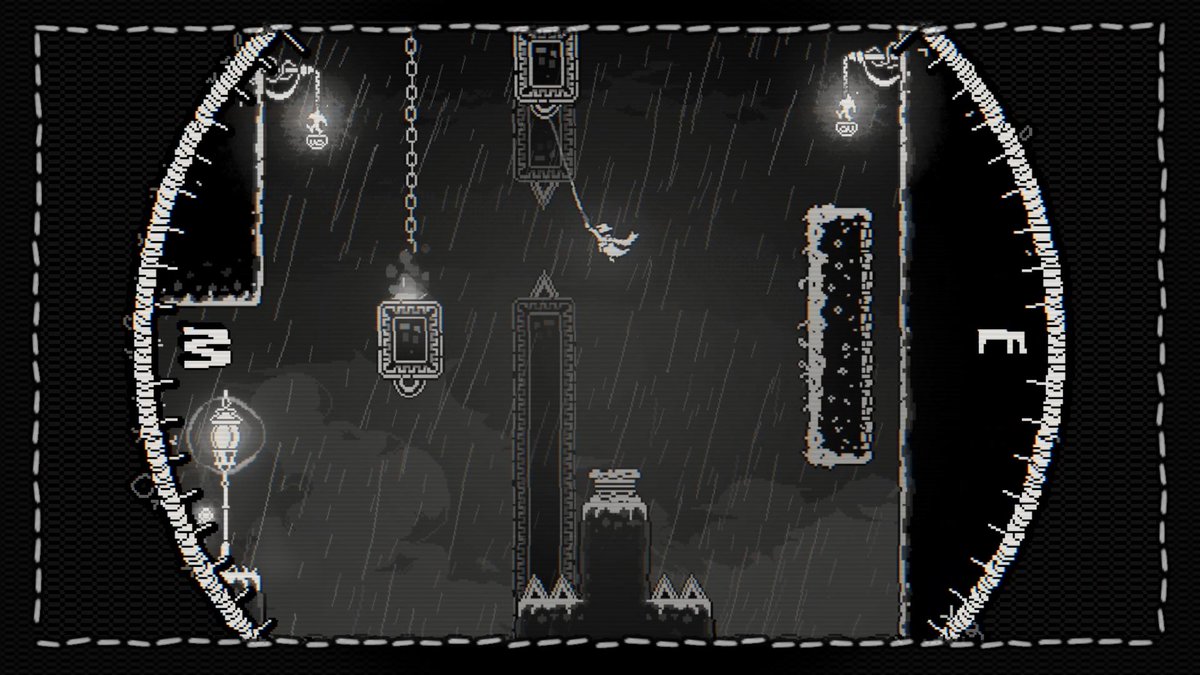 EmptyShellsGms's tweet photo. @IndieBandits Greetings from El Rey 🕵
​A 2D platformer wrapped in a rotating 3D world, styled in a sharp, retro 1-bit aesthetic. https://t.co/NB0aCXBoHR