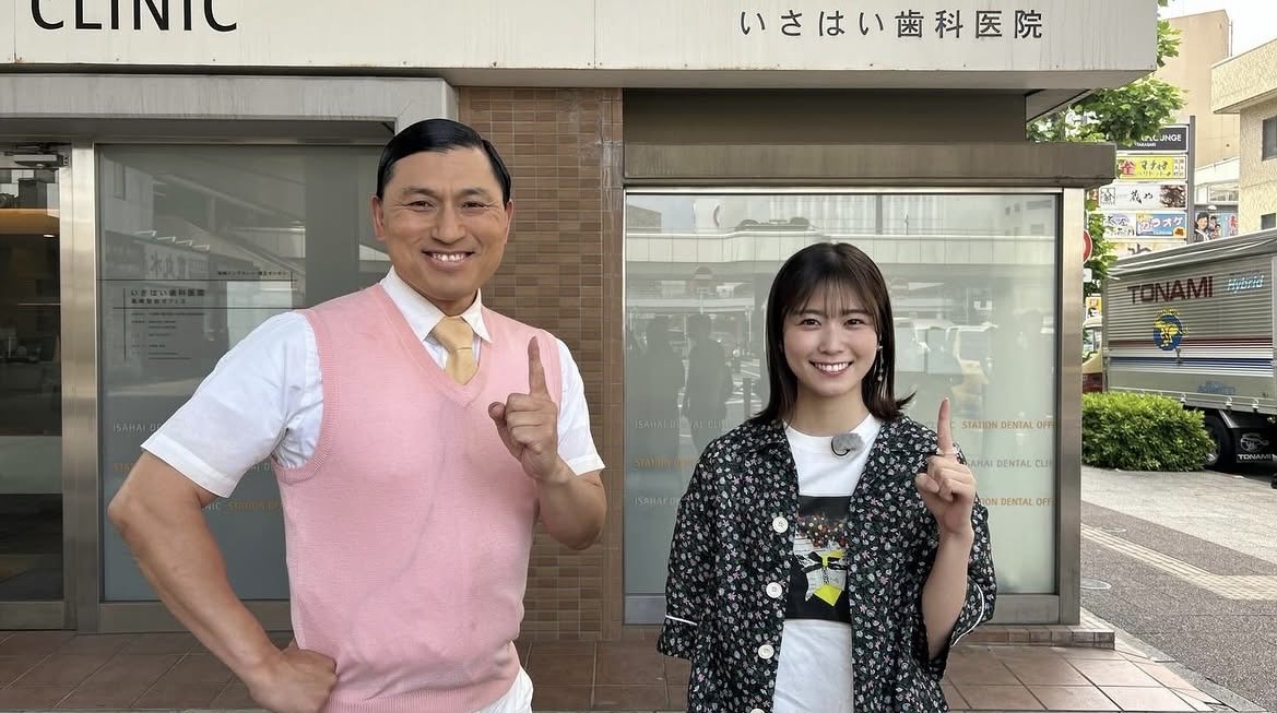 shinngodzilla's tweet photo. なんて素敵なトゥースショット☝️
#リアル桃鉄バトル #春日俊彰 #丹生明里 https://t.co/9neNyHyBb3