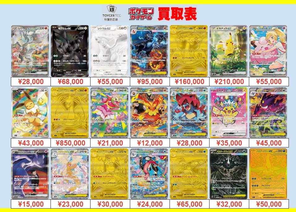 S*様 ポケモンカード 引退品 まとめ売り メガリザードン メガゲンガー ピカチ ポケモンカード 買取情報 #TOYGERTCG買取】#秋葉原 メガリザードンXex