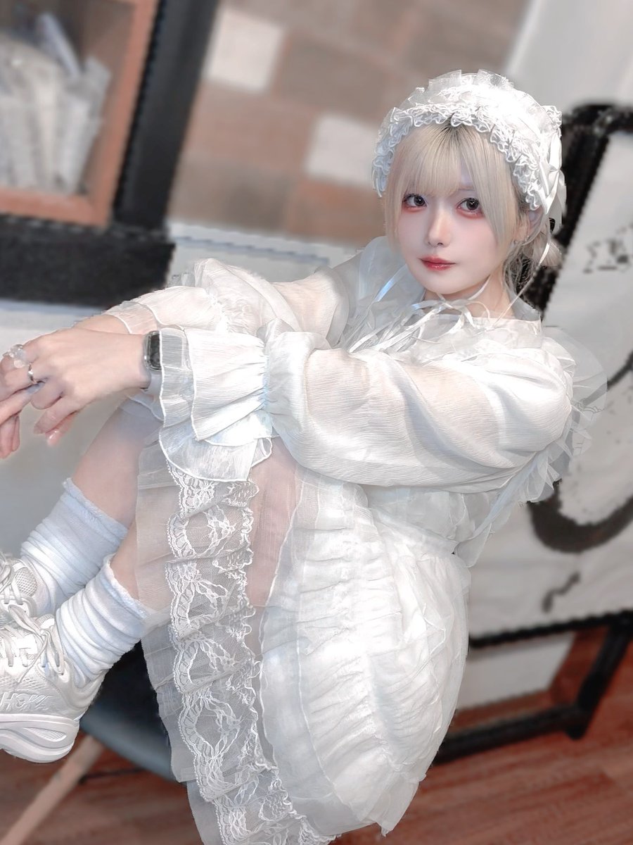 mimo_maid's tweet photo. 載せ忘れていた #しぐいずばーすでー2026 DAY1の全身写真 #maid_blanq https://t.co/BKduvYLFvk