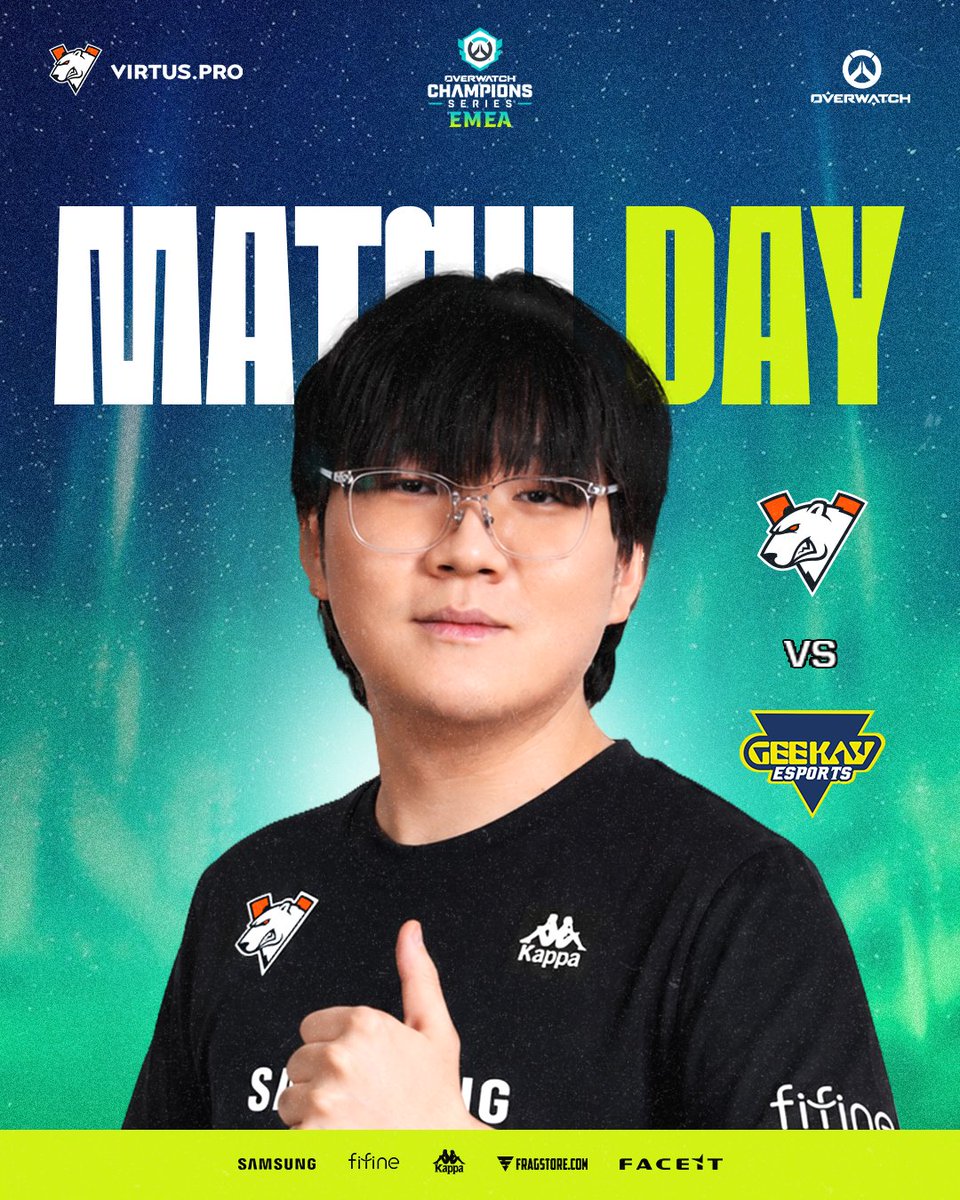 virtusproOW's tweet photo. Jobs not finished 🫡

Chasing the Championship dream, we face @geekay_esports in the Upper Bracket Final of OWCS Stage 2 EMEA, today at 8:30 pm CEST!

#GOGOVP | #OWCS https://t.co/dQW2I4UtEi
