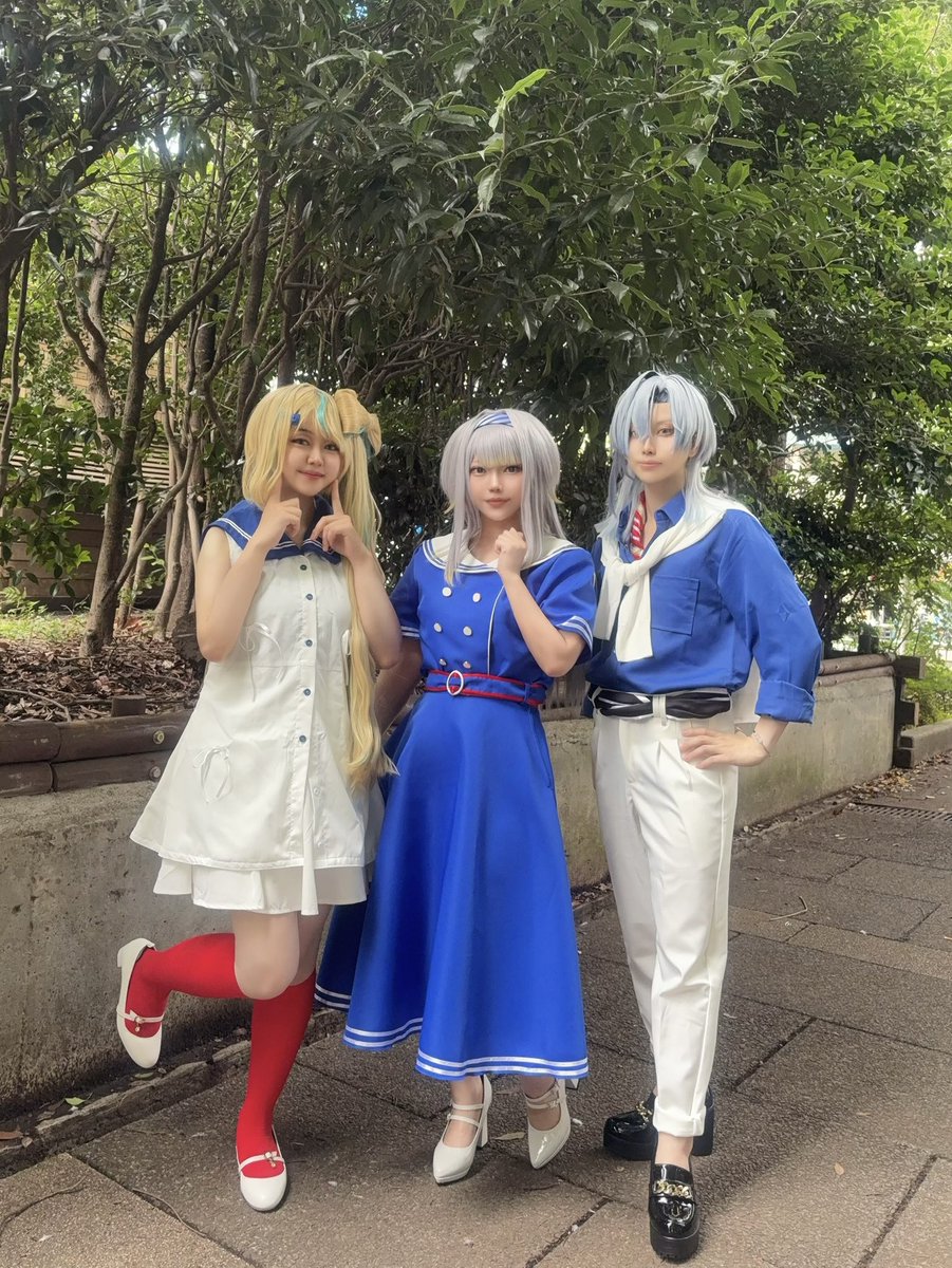 noi__c2's tweet photo. そくほ〜🦋⏳
みんなで夏してるよ💙🤍
#アコスタ池袋 https://t.co/oZZcahSIlZ