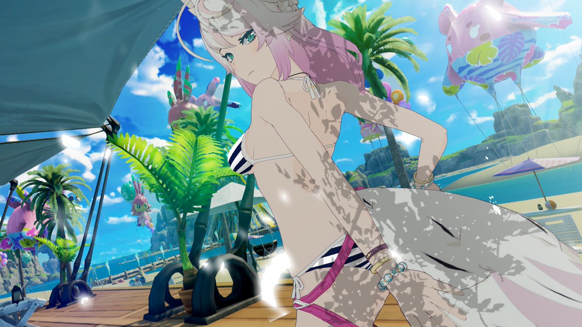 resaopc's tweet photo. こっちもストライプの水着を作ってみた~
Fan-made screenshot composite / VFX edit/ (Not official)
Edited from in-game screenshots
#BPSR #スタレゾSS #スターレゾナンス
#GamePhotography #Composite https://t.co/YCiyF1ijJe