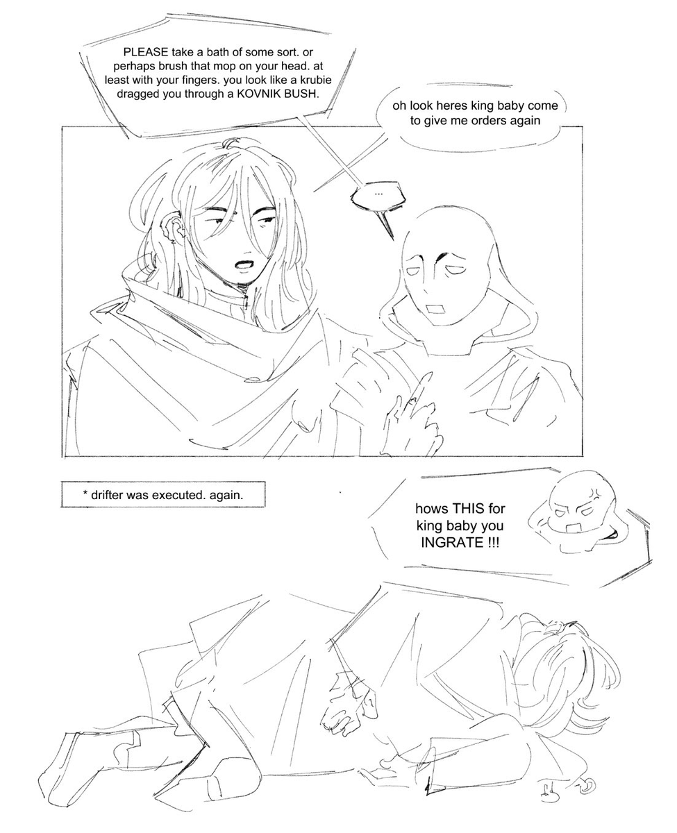 mintsoir's tweet photo. reposting these because. Yayyyyy drifter yayyy duviri as an allegory for severe depression yayyyy <3 https://t.co/VTQvCBNFyb
