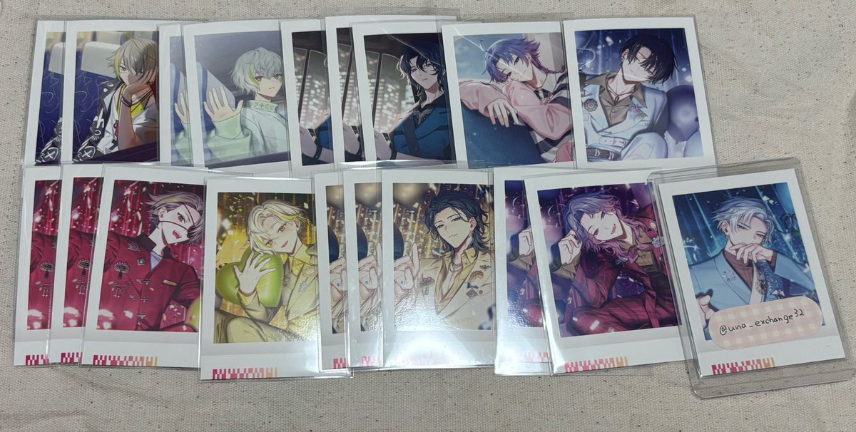 una_exchange32's tweet photo. 【交換】エイトリ ぱしゃこれ

譲）画像参照
⚠︎添は他キャラとまとめて3枚以上の場合のみ

求）雪風(画像4枚目参照vol.1､2優先)

平日大宮〜池袋・プロカ記載イベント日手渡し、郵送(枚数によりミニレター使用)

まとめての方を優先させていただきます。
検索からでもお気軽にお声掛けください！ https://t.co/G3CvqlYCgq
