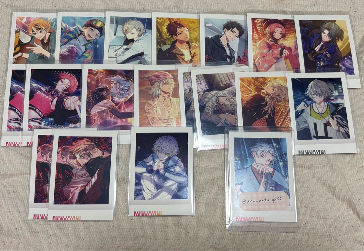 una_exchange32's tweet photo. 【交換】エイトリ ぱしゃこれ

譲）画像参照
⚠︎添は他キャラとまとめて3枚以上の場合のみ

求）雪風(画像4枚目参照vol.1､2優先)

平日大宮〜池袋・プロカ記載イベント日手渡し、郵送(枚数によりミニレター使用)

まとめての方を優先させていただきます。
検索からでもお気軽にお声掛けください！ https://t.co/G3CvqlYCgq