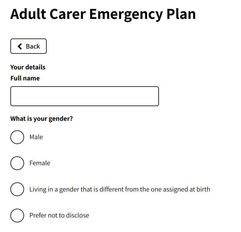WRNNorfolk's tweet photo. Norfolk County Council Adult Social Services also have a problem collecting sex based data.  It doesn't collect sex data.
Who approved this revised question and answers?  "What is your gender?"  has the options Male, Female or the dog's breakfast of "Living in a gender that is different from the one assigned at birth." 

It's bad in a different way compared to the County Council 2024 pharmacy survey (on the right below) but still useless for sex based data analysis on the info provided by carers for vulnerable adults. 

Sex based data is essential, Ian Wake, Director of Adult Social Services. Collect the right data, high quality, robust data on sex. It is critical to effective policymaking. 

Note: No-one is "assigned a gender at birth". The Sullivan Review recommended against using the phrase ‘sex assigned at birth’. This phrasing is inaccurate and misleading, as sex is determined at conception and typically observed in utero or at birth.

@WomensRightsNet @SexMattersOrg @ProfAliceS