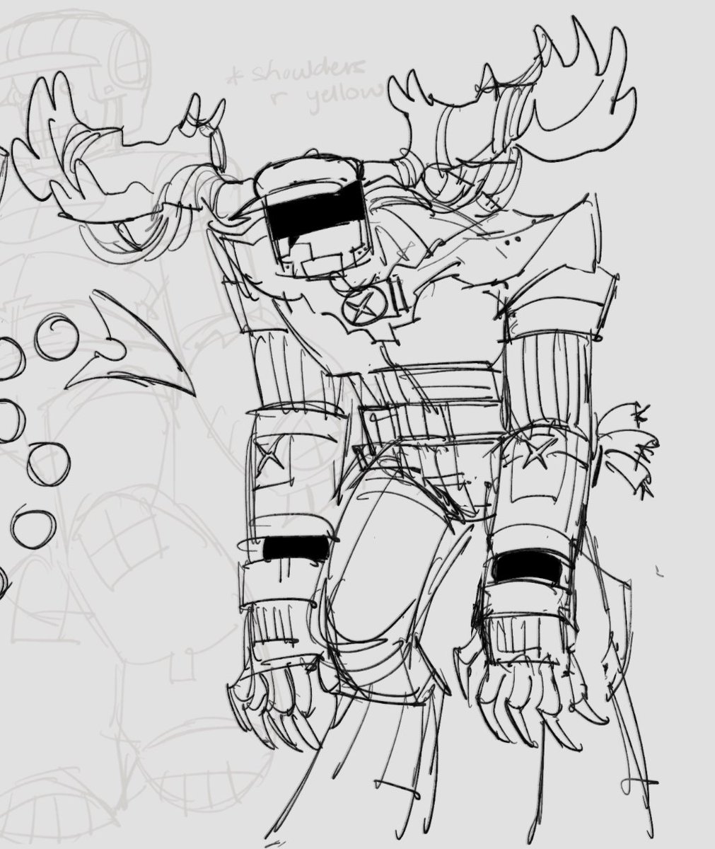 07ConstructJ's tweet photo. First time drawing godmetal hello beast https://t.co/K9WNqd1enA
