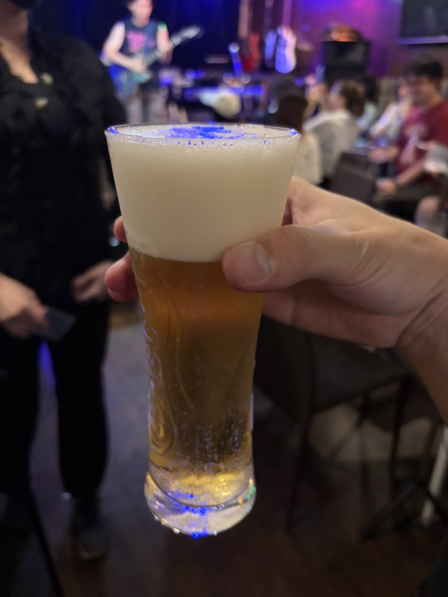 ex_Seiju's tweet photo. 出番終わり‼️なんとか無事に？終わった〜☺️🍻
#セッション https://t.co/7bKXCRXDW7