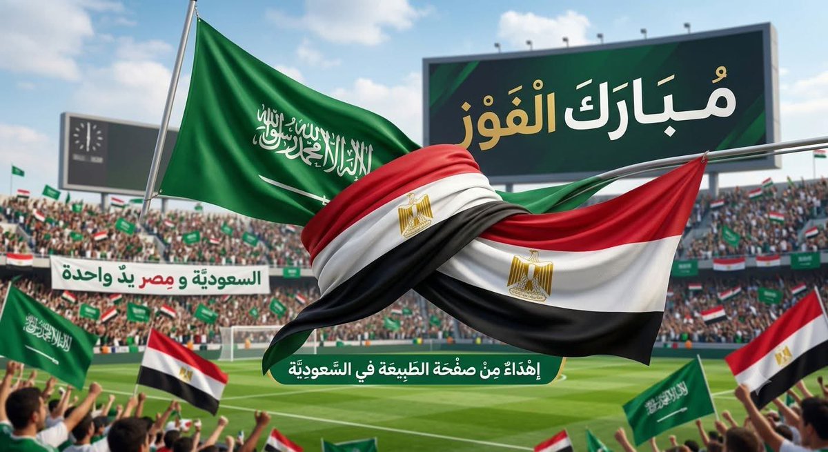 akiluno_a's tweet photo. #مصر تستحق أكثر  حكومتناً و شعباً
مكانكم في قلوبنا 💚🇸🇦 🇪🇬❤️ https://t.co/eSlh58qJLM