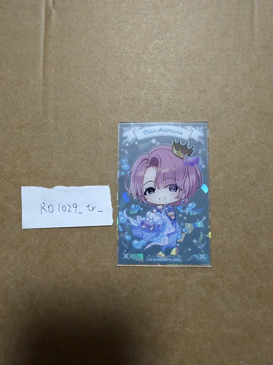 RO1029_tr_'s tweet photo. 【交換】
学園アイドルマスター 学マス
スイーツパラダイス スイパラ 江ノ島
アクリルカードB

譲｜麻央

求｜美鈴

都内手渡し、郵送も可能です。お気軽にお声掛けください。 https://t.co/Rf7MBiALYv