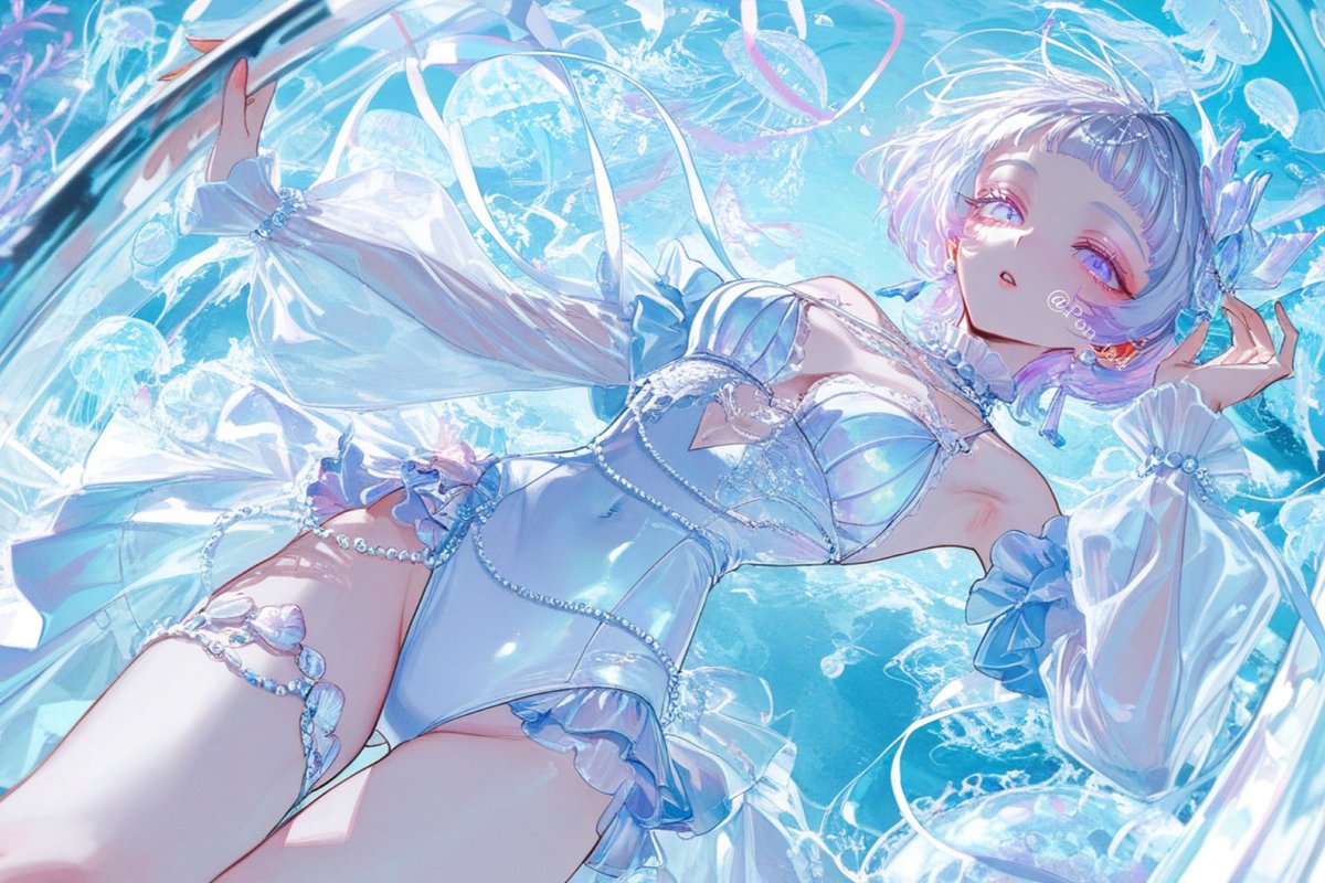 Pon_ta4's tweet photo. ୨୧ 衣装プロンプト配布 ୨୧

❥❥水族館×水着~✮

ALT ❥⋯▶︎ (color)で色変更
𝟣枚目 ｜ 衣装プロンプト
𝟤枚目 ｜ 追加デコプロンプト
𝟥枚目 ｜ 背景プロンプト

#ぽんのきせかえやさん☁️𓂂𓏸 https://t.co/Yxln23JNyO