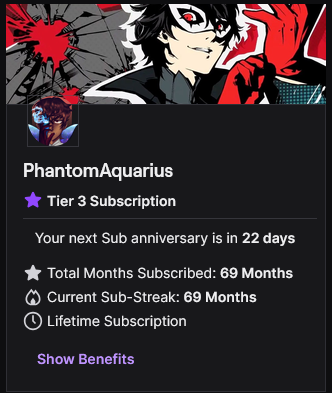 PhantomAquarius's tweet photo. I haven't streamed in a long time, but i had to catch this one. Been a NICE run so far (Maybe one day i'll return) https://t.co/T7oU2XaJwg