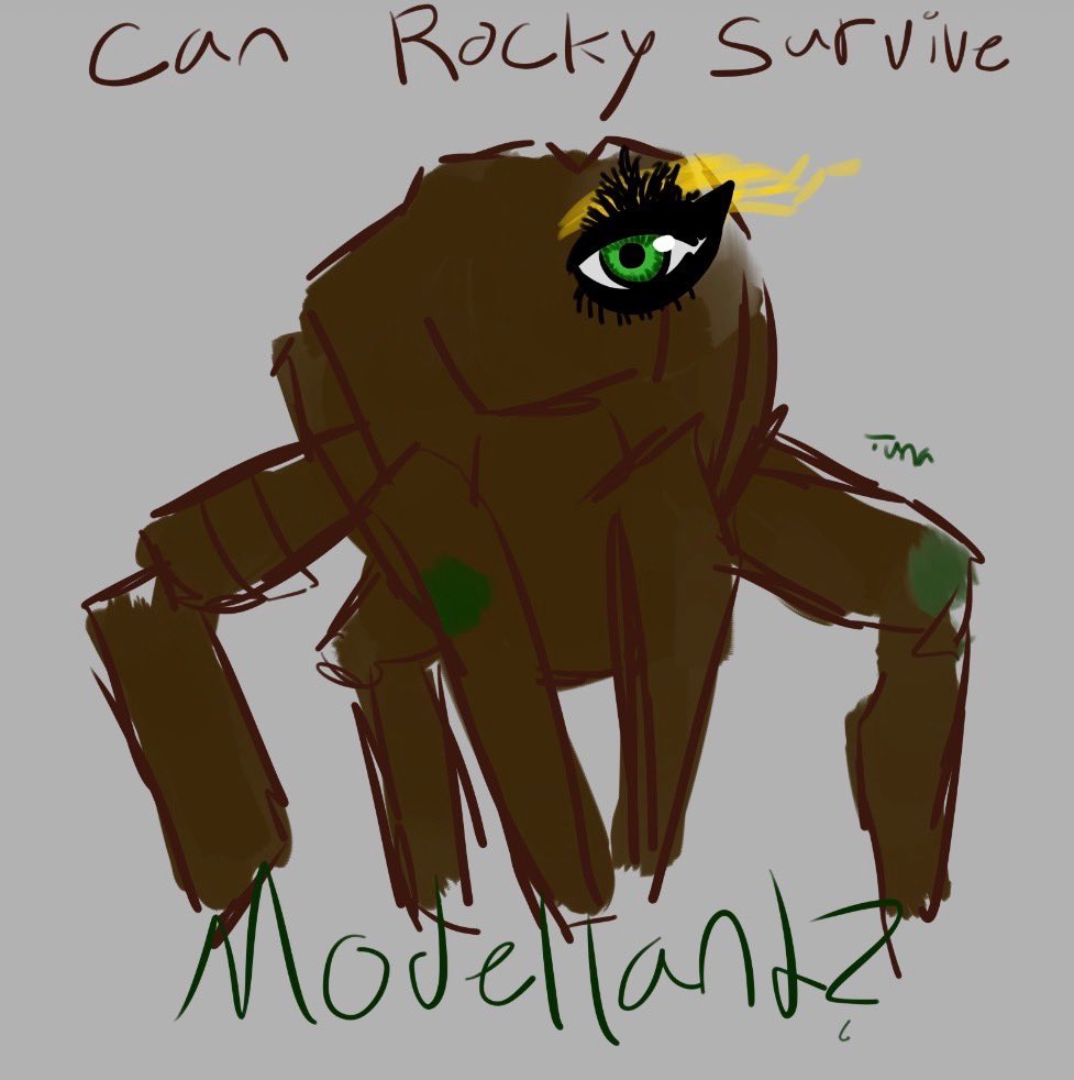DabloonEl66305's tweet photo. I’m so fucking tired, I drew this and I’ve been laughing at it for 1-2 minutes straight it’s not funny anymore #rockytheeridian #projecthailmary #modelland https://t.co/Rj9Xh6rnwL
