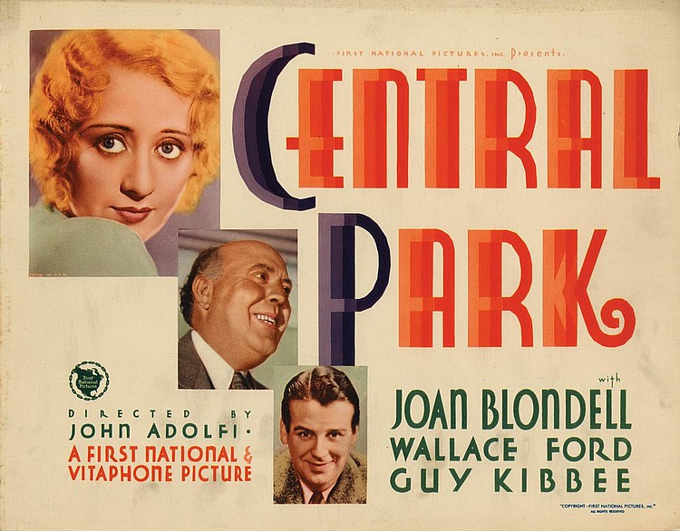 TCMComingUp's tweet photo. #ComingUpOnTCM
CENTRAL PARK (1932) Joan Blondell, Wallace Ford, Guy Kibbee
Dir.: John G. Adolfi 12:00 Noon PT
Small-town kids out to make it in the big city inadvertently get mixed up with gangsters.
58m | Comedy | TV-G
#TCM #TCMParty #PreCode https://t.co/VmsiJEq0mR