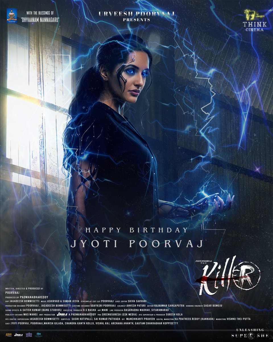 heybabuuu's tweet photo. Birthday wishes to the main lady of #KilleR , Beautiful @Jyotipoorvaj 😍❤️
Fast ga mana #KillR Post production complete cheseyandi Mam Break istham!! 🙌🔥 https://t.co/frePkl1zxS