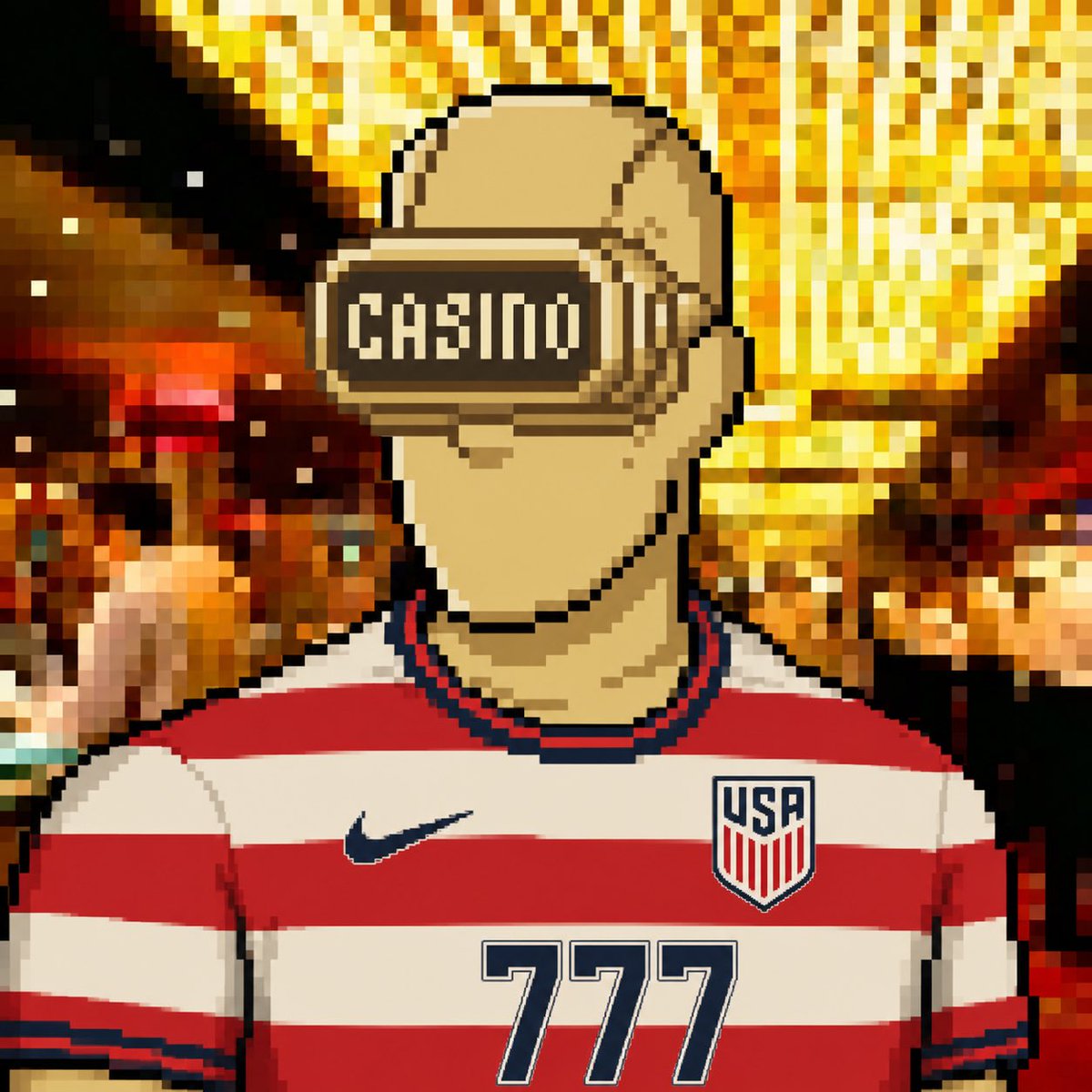 DeFiXRPL's tweet photo. 🇺🇸🎰 4TH OF JULY GIVEAWAY 🎰🇺🇸

A fellow Society member, @XRPLBagHolder, inspired me to do a giveaway to a Casino Society member, this is what happens when we all send ourselves and each other higher! 

‼️MUST BE A CASINO SOCIETY MEMBER‼️

How to enter:
1. Follow, You already should be anyways.. @CasinoSociety_ @XRPLBagHolder @zbits33 @OvrThrown @WamDiggity @_justGunn @bigdaddychukz_ @JRBeast713 @4ReaL_pWo @32_LJ @goodvibes777555 and anyone within a 60 foot radius showing love to the Society! No Crying!
2. ❤️♻️ Like and Retweet
3. 🎰 Make a post about who or what got you into the Society.. ‼️Tag me so I can see your story!  🎨 Include your Casino Pixel wearing the jersey of the nation you think will win the World Cup.

🔥 Bonus points for high-effort posts.

🏆 Winner will be announced Monday and win a Crimson Blazer for their pixel.

Happy 4th of July, everyone! 
Stay safe, have fun, and let’s see those Pixels representing their “future champions.” 🇺🇸🎆

#CasinoSociety #CasinoPixels #WorldCup #USMNT