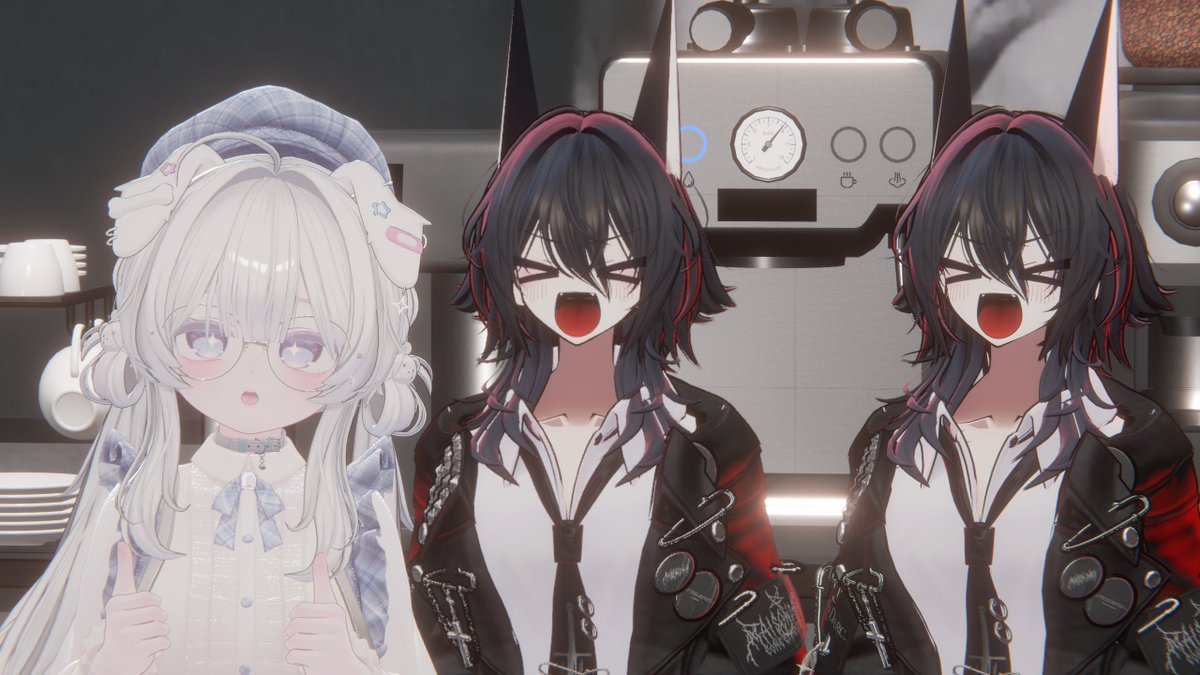 _sojabe_'s tweet photo. 可愛さ2倍
#SIUSIU3D #VRChat https://t.co/E2Wblw8vTU